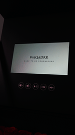 WAQADRR Roses Video Box - Black